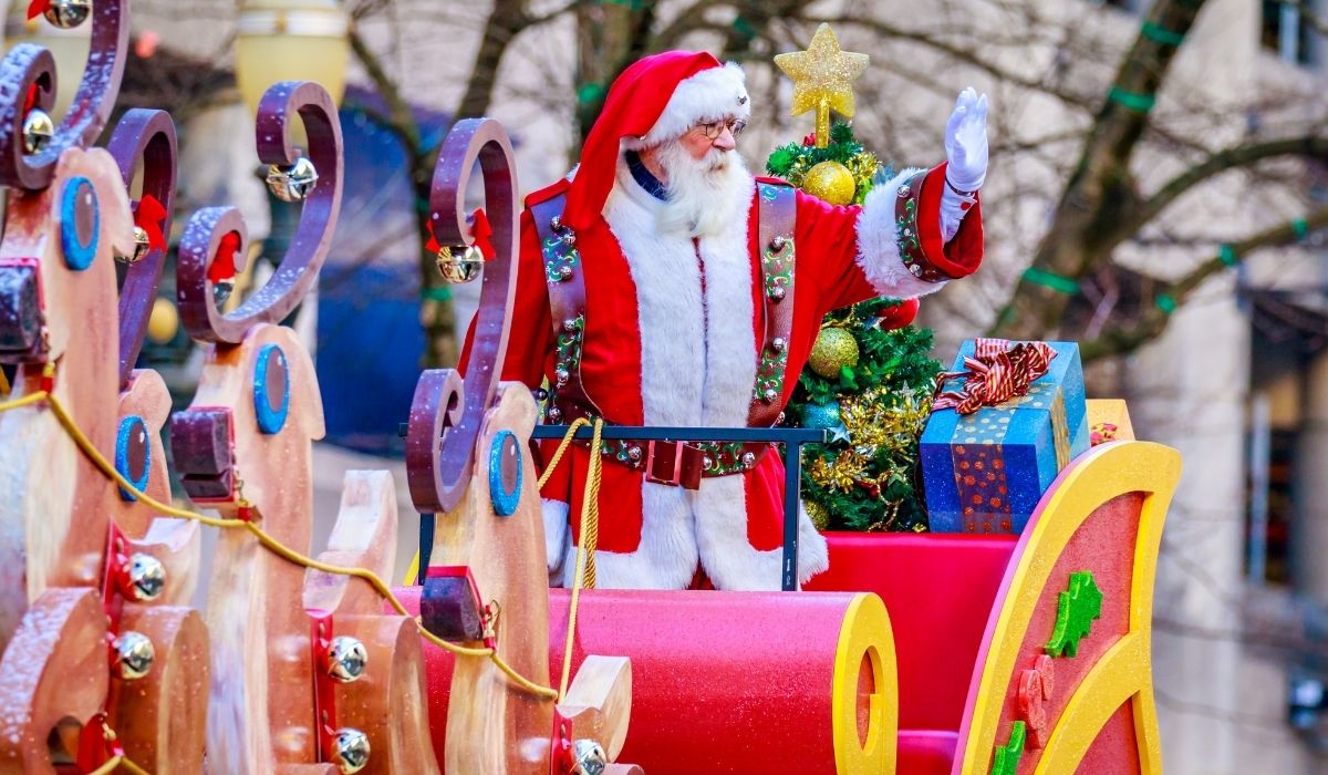Santa at the Lighted Christmas Parade an annual holiday tradition