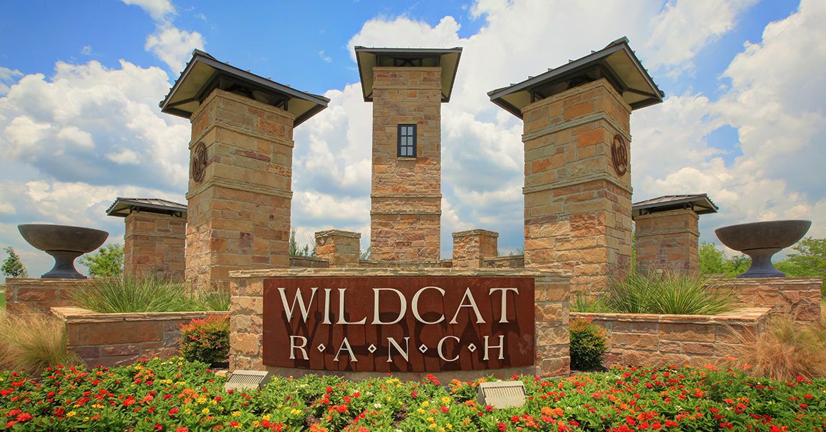 Wildcat Ranch monument sign