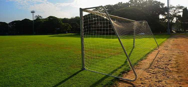 soccer goal in Kaufman County near wildcat