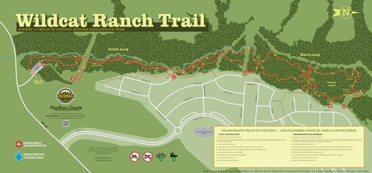 Hiking trail near master-planned community wildcat ranch