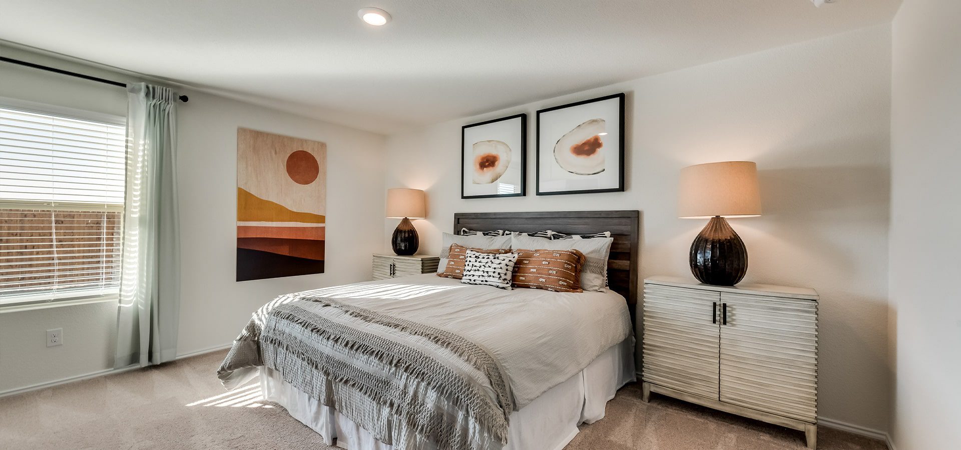 Wildcat Ranch Lennar Model Home Bedroom