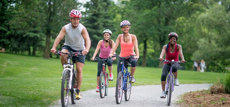 Texas Town family biking trails