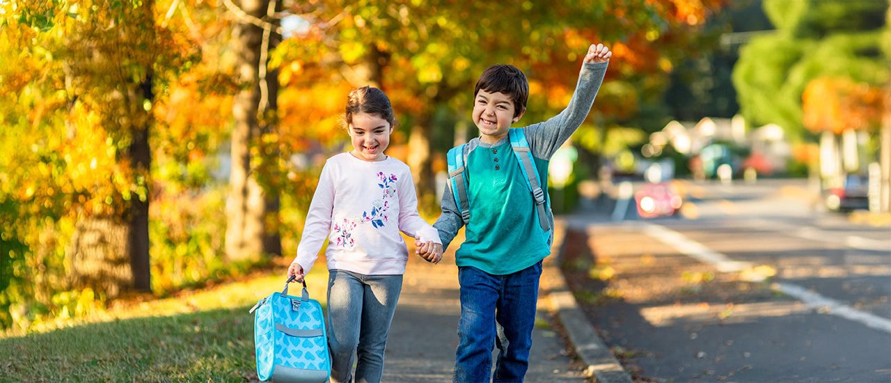 On-Site Education walking from school