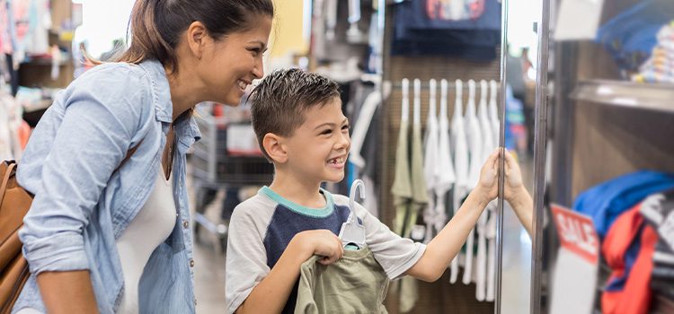 Kaufman County Back-to-School Shopping with mom