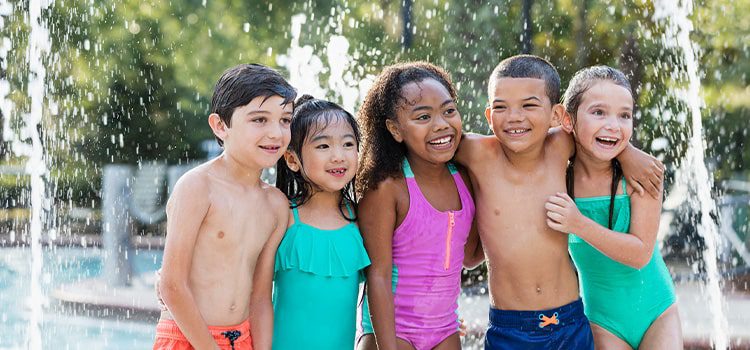 kids enjoying the suburban lifestyle